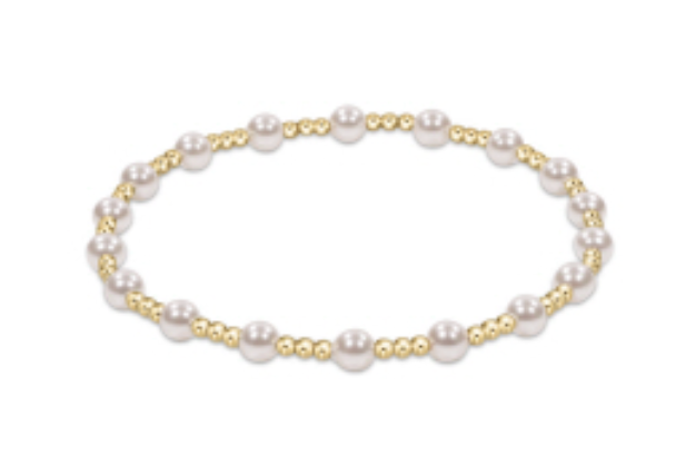 Enewton Classic Sincerity 4MM Bead & Pearl Bracelet