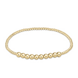 Enewton Gold Beaded Bliss 2MM Bracelet/4MM Gold