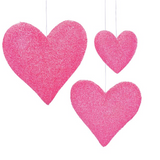 Pink Hanging Hearts