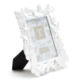 White Butterfly Photo Frame