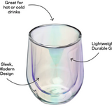 Corkcicle Glass Stemless Double Pack- Prism