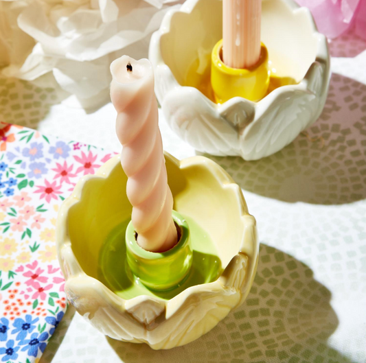 In Full Bloom Taper Candle Holders