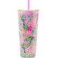 Lilly Pulitzer Tumbler with Straw