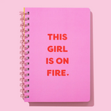 Girl On Fire Notebook