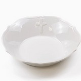 Cross Embossed Serving Bowl