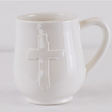 Cross Embossed Coffee Mug