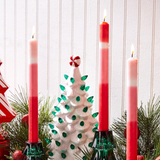 Pink Color Block Taper Candlesticks