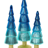 Merry and Bright Mercury Ombré Christmas Trees