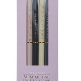 Twisty Slim Metal Pen Set of 4