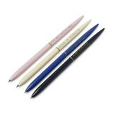 Twisty Slim Metal Pen Set of 4