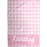 Custom Gingham Beach Towels