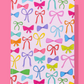 Colorful Bows Hardcover Notebook