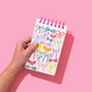 Colorful Bows Spiral Top Notebook