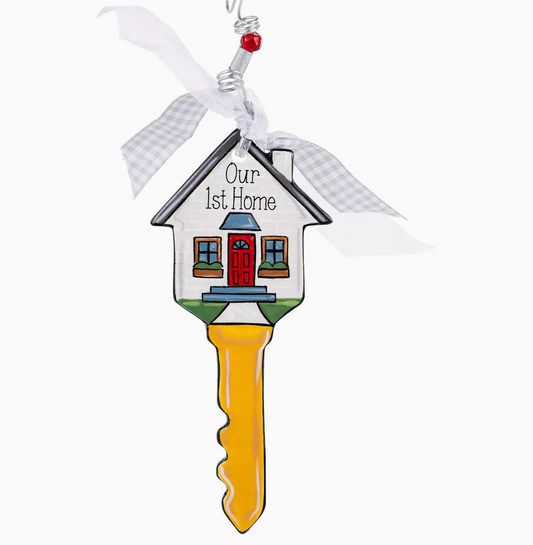 1st Home Key Flat Ornament