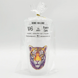 Purple & Gold Tiger Head Party Cups