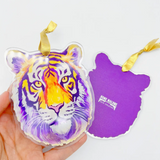 Tiger Head Acrylic Ornament