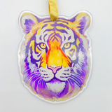 Tiger Head Acrylic Ornament