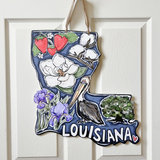 Louisiana Favorites Door Hanger