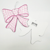 Gingham Bow Wreath/Yard Decor