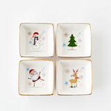 Santa & Friends Square Dish