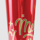 Merry Christmas Straw Tumbler