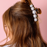 Tortoise Pearl Hair Clip