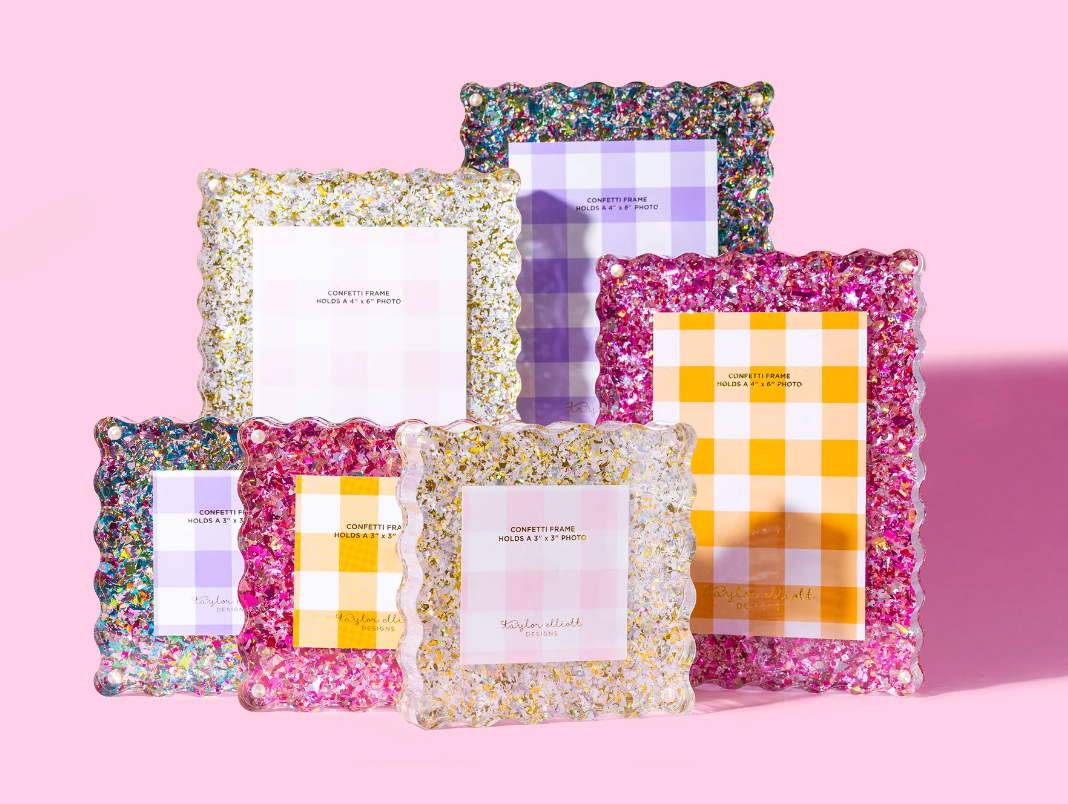 Confetti Acrylic Block Frames