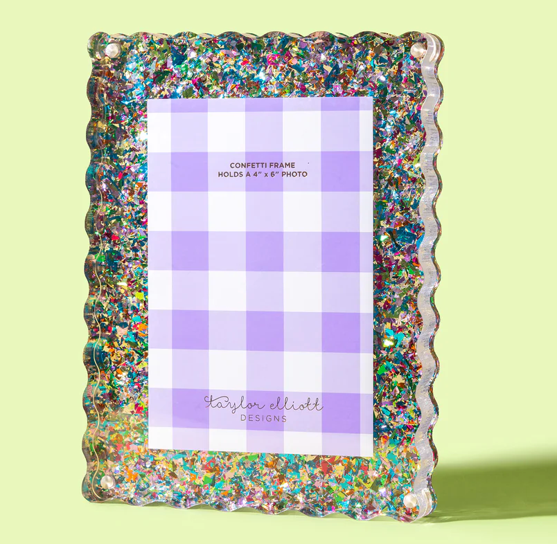 Confetti Acrylic Block Frames