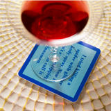 Drinks on Me Holiday Coasters