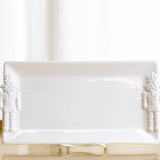 Royal Nutcracker Embossed Rectangular Platter