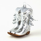 Cowboy Boot Glass Ornament