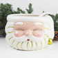 White & Gold Santa Punch Bowl and Ladle