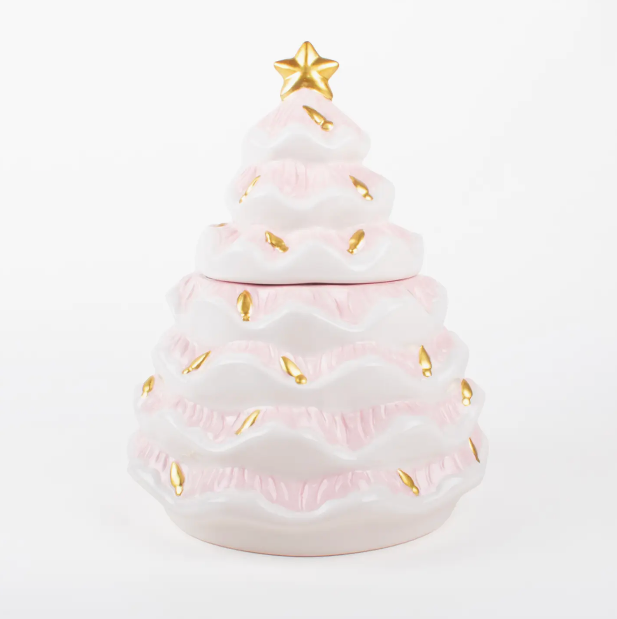 Pink Tree Cookie Jar