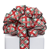 Red & Green Plaid Ribbon #9