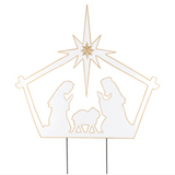 Manger Scene Yard Stake