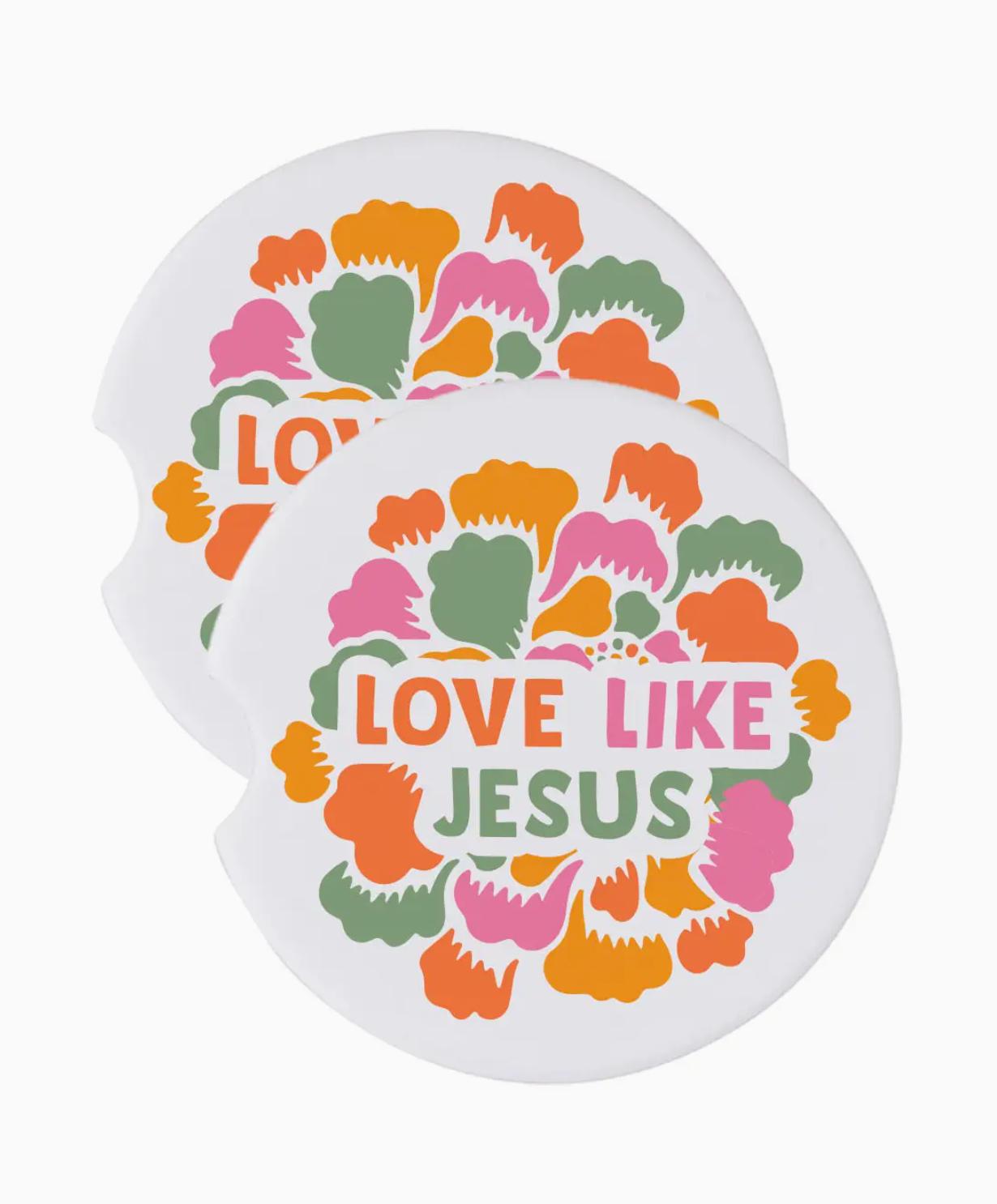 Love Like Jesus Car Coasters