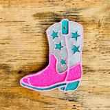 Star Cowboy Boot Car Freshie