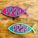 Pray Fish Car Freshie