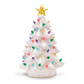 White Vintage Lit Christmas Tree