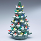 Green Vintage Lit Christmas Tree