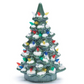 Green Vintage Lit Christmas Tree