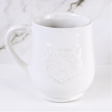 Tiger Embossed Coffee Mug