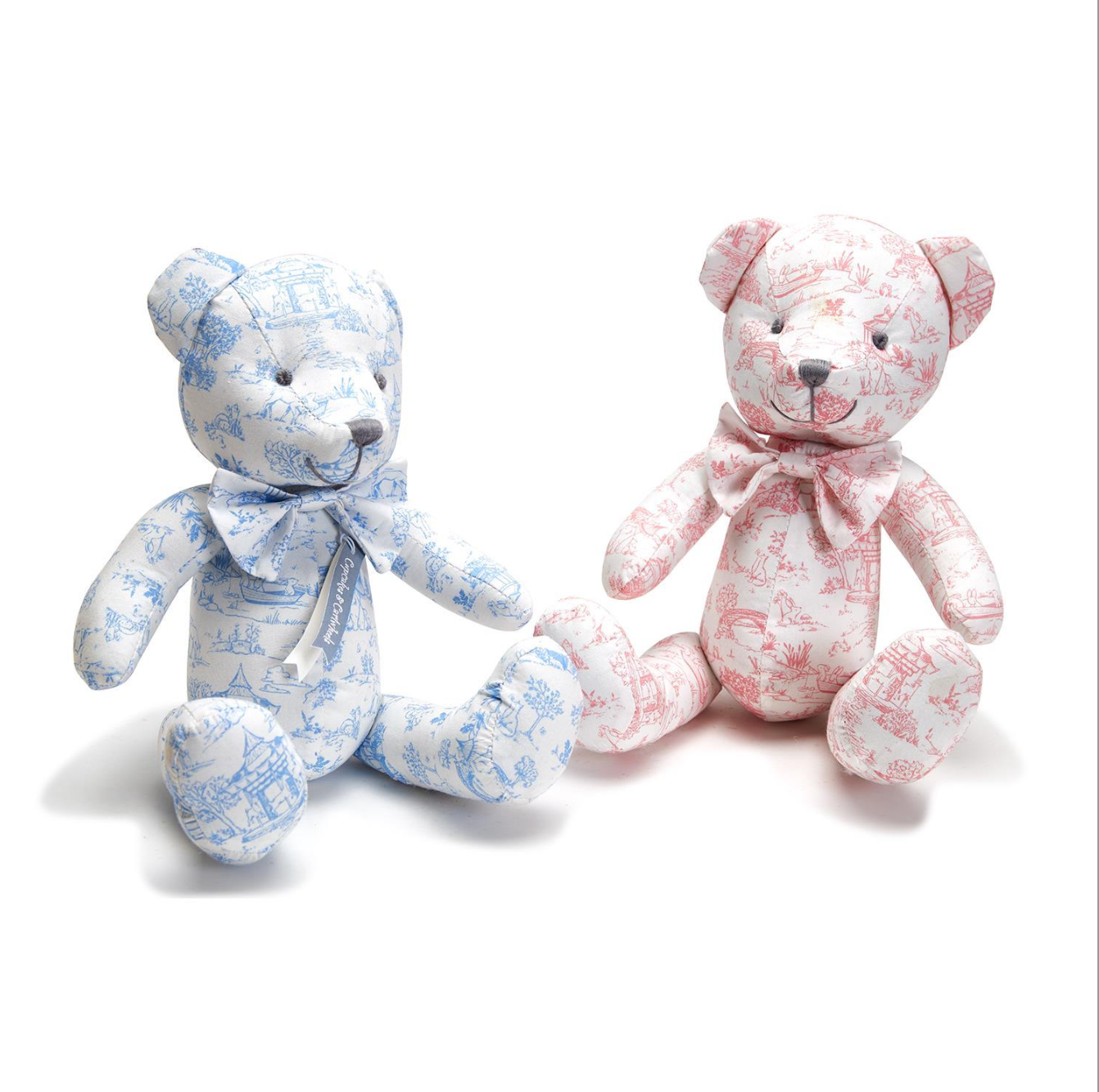 Animal Toile Stuffed Teddy Bears