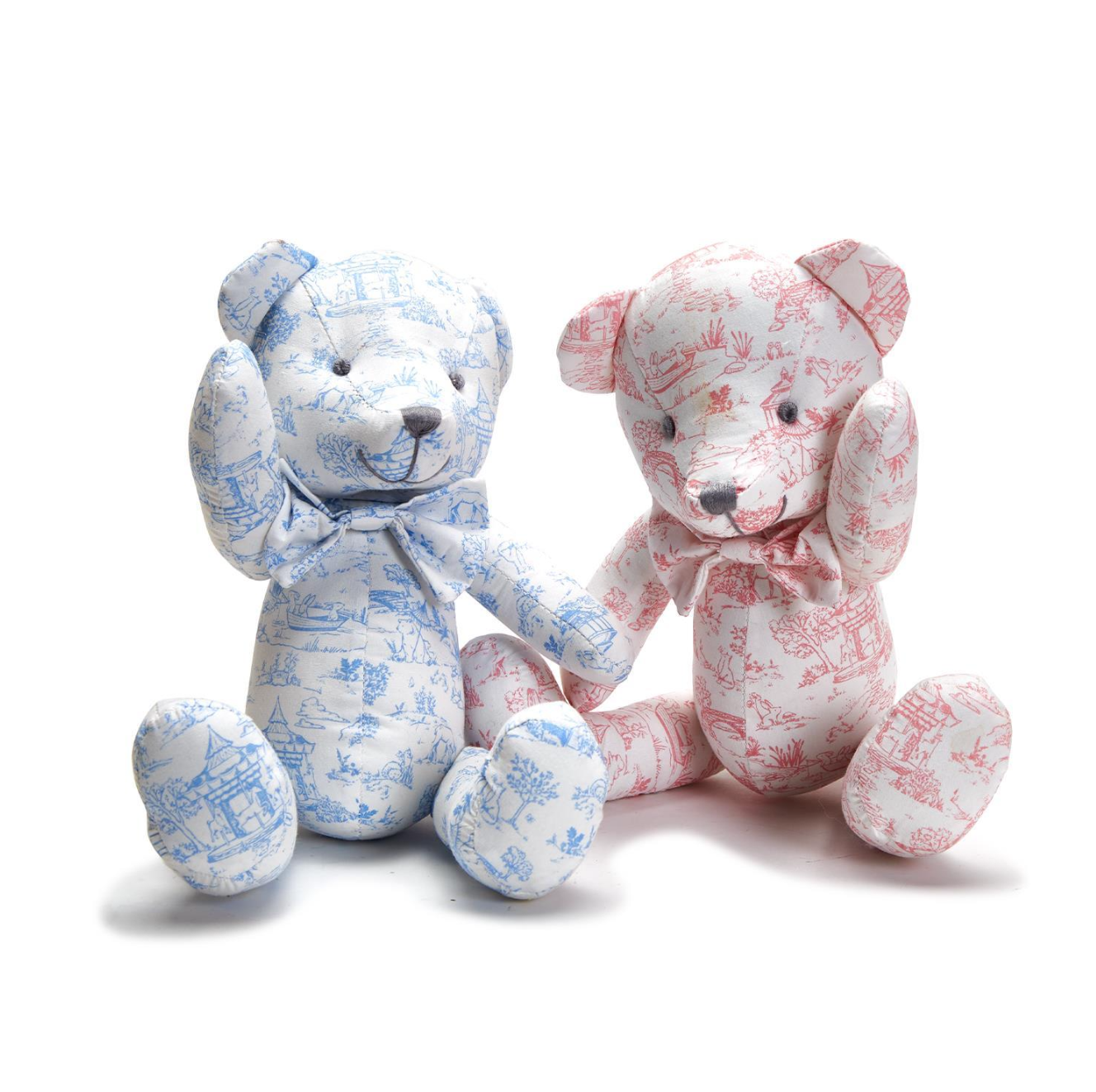 Animal Toile Stuffed Teddy Bears