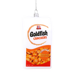 Goldfish Crackers Glass Ornament