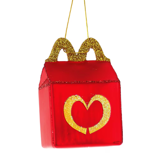 Happy Meal Glass Ornament