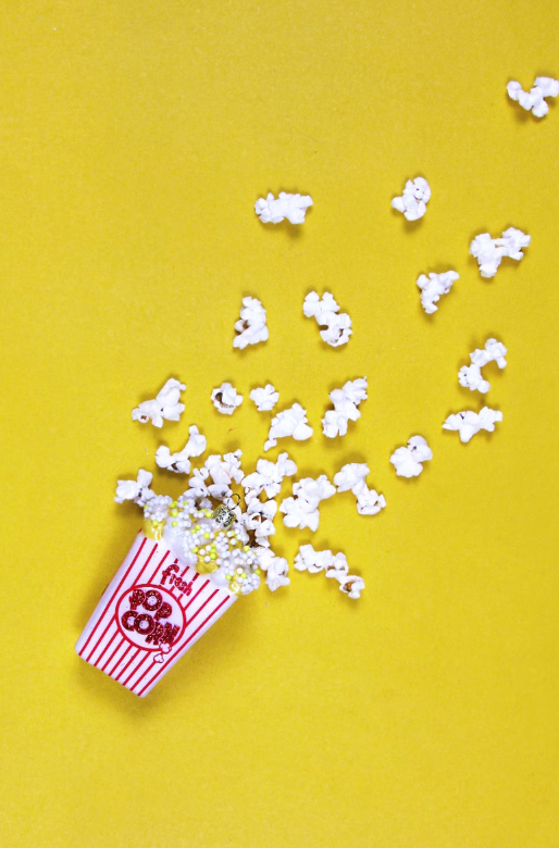 Fresh Popcorn Glass Ornament