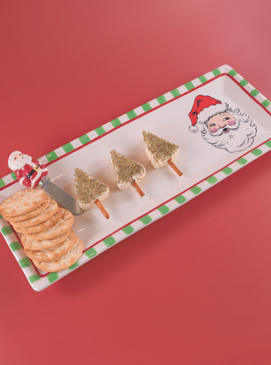 Ceramic Santa Platter