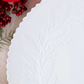 Embossed Wreath Holiday Platter