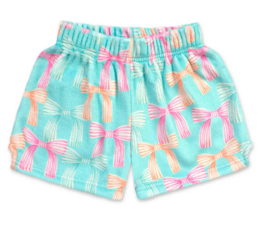 Beautiful Bows Plush Shorts